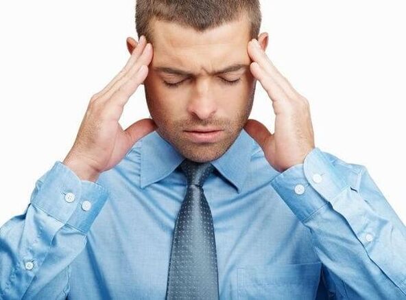 Dolor de cabeza con prostatitis en hombres.