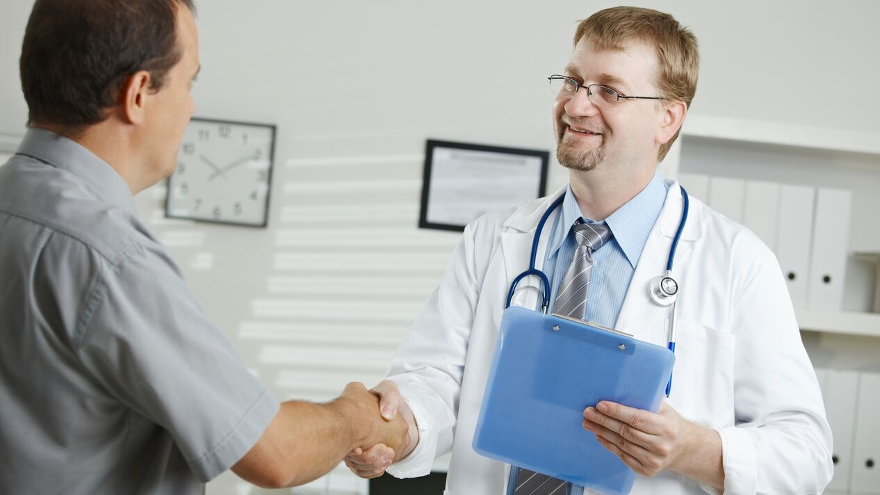 Consulta con un especialista en prostatitis.