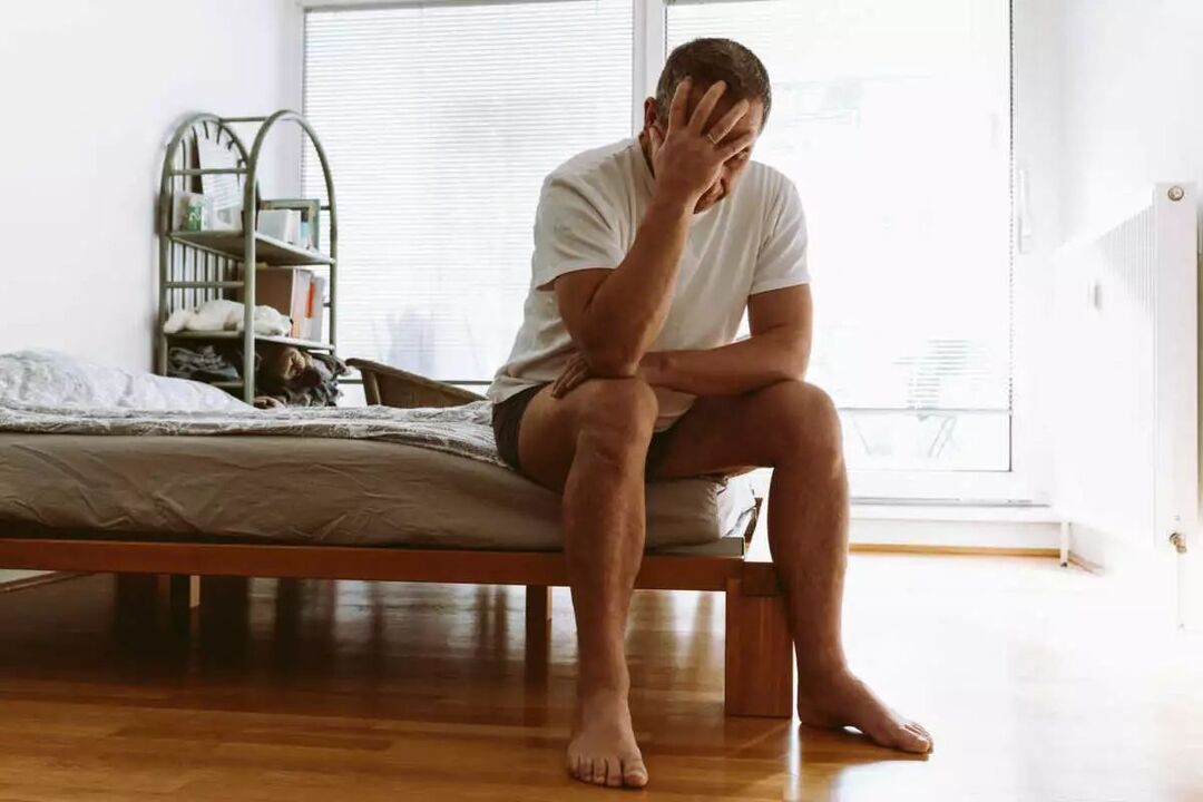 Problema de prostatitis en hombres.